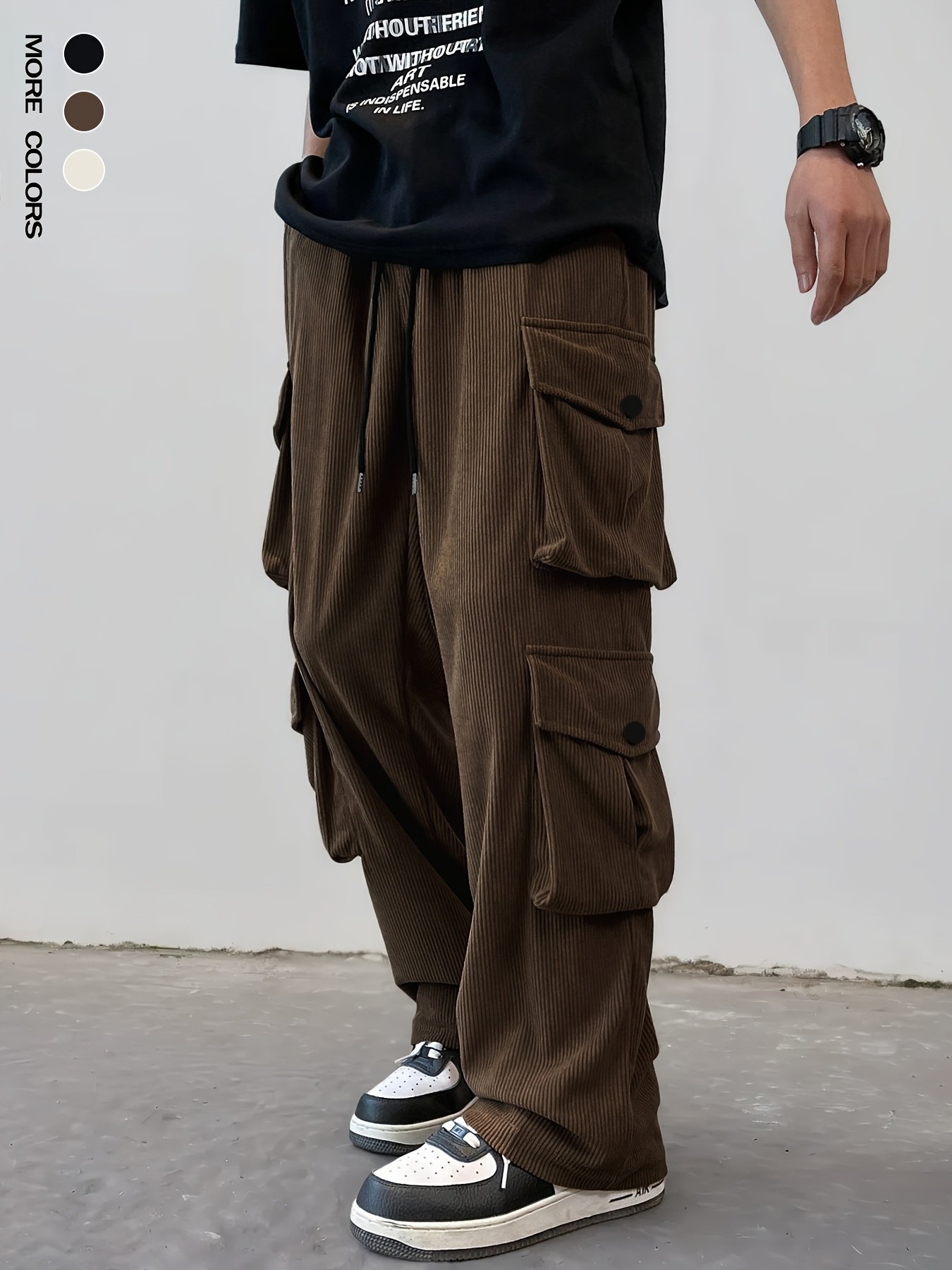 【YOURNUS】MP Corduroy Cargo Pants Amazon.com: Womens Fashion Corduroy Cargo Pants for Men