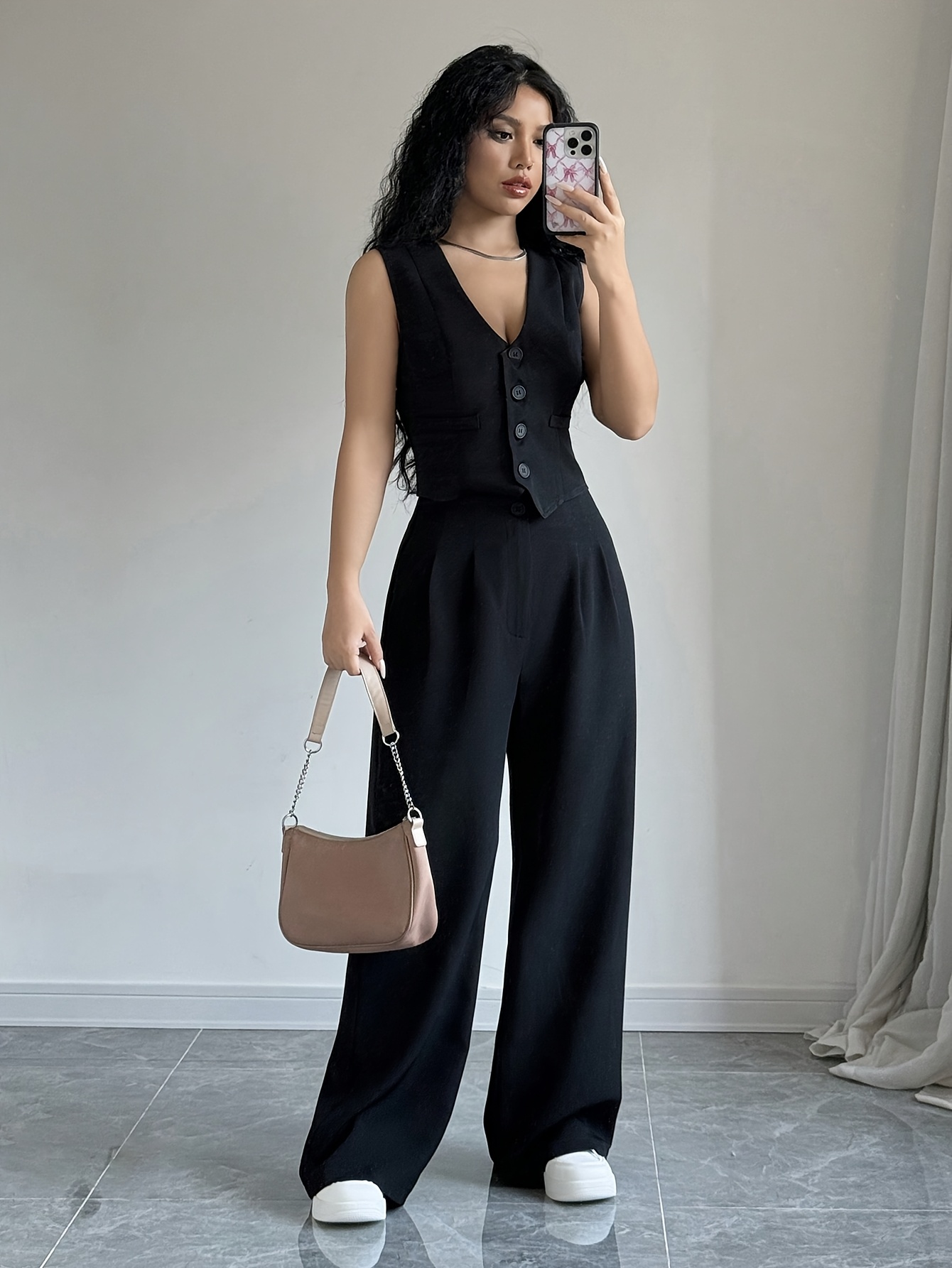 Outfit Formal Mujer Traje Outfit Formal Pantalon Blanco Mujer