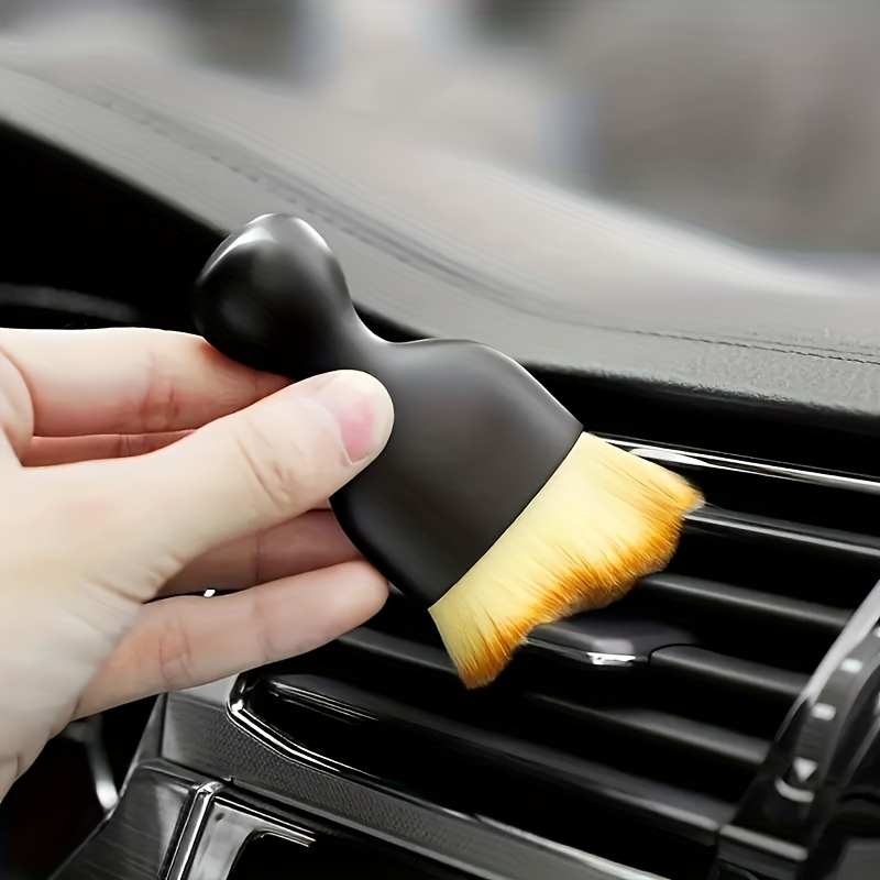 Portable Car Cleaning Tool with Ultra-Fine Soft Bristles
