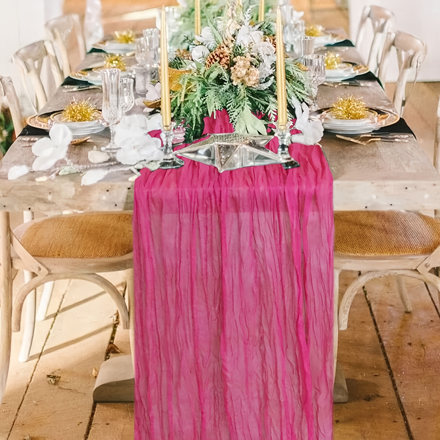 Gauze Table Runner Hot 10ft Cheesecloth Table Runners Rustic Wedding Decorations For Table Farmhouse Kitchen Table Runner Wide Coffee Table Runner Cheese Clothes Table Runner For Bridal Shower