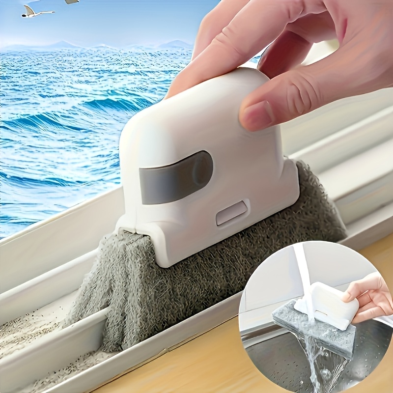 A Versatile Handheld Cleaning Brush Suitable for Windows And Kitchens - Features Easy-To-Use Grooves And Crevice Tools, a Reusable Essential for Dusting at Home.