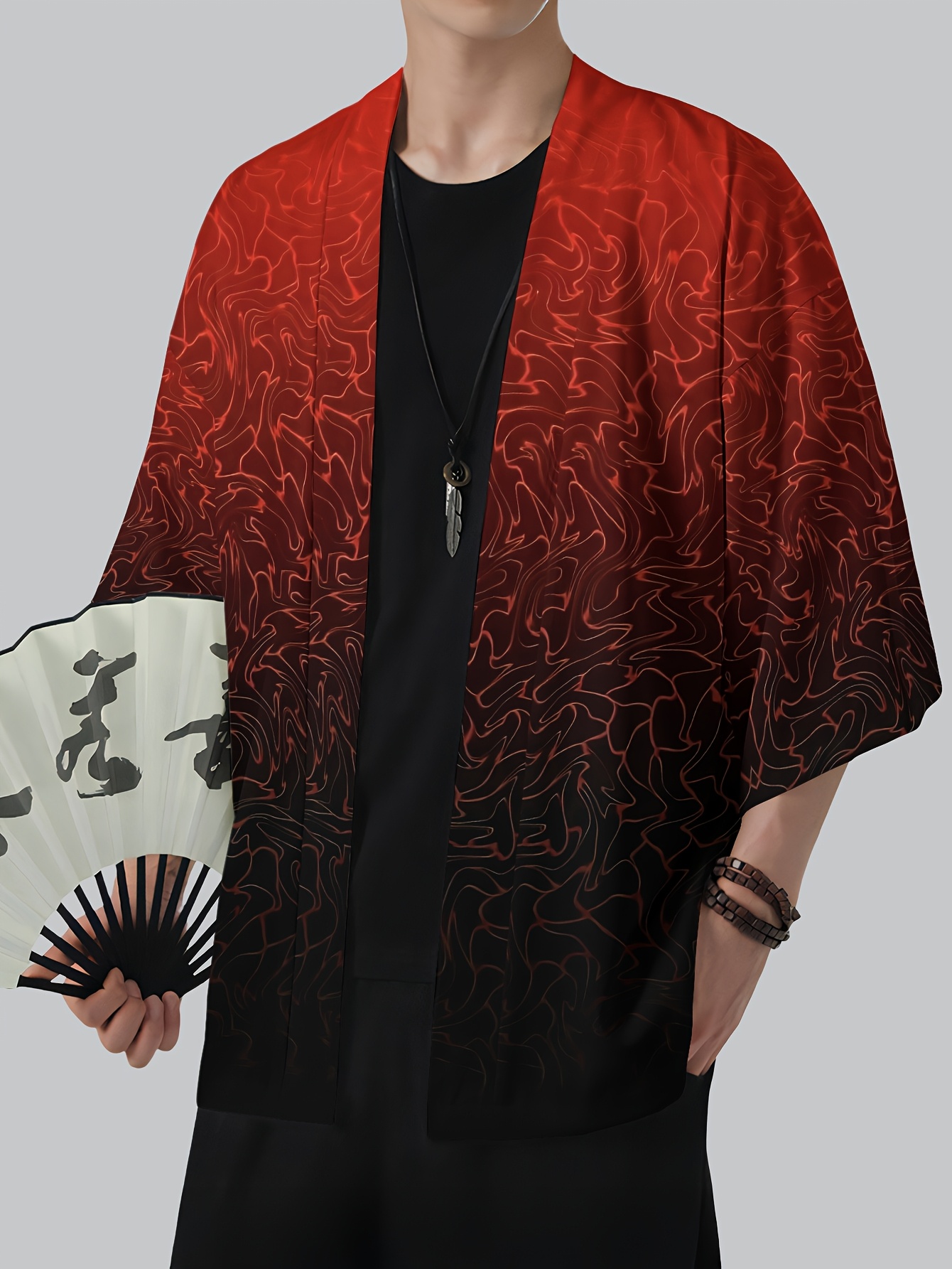 japanse kimono robe voor heren lichtgewicht ademende - Temu Belgium, image size:800x1066