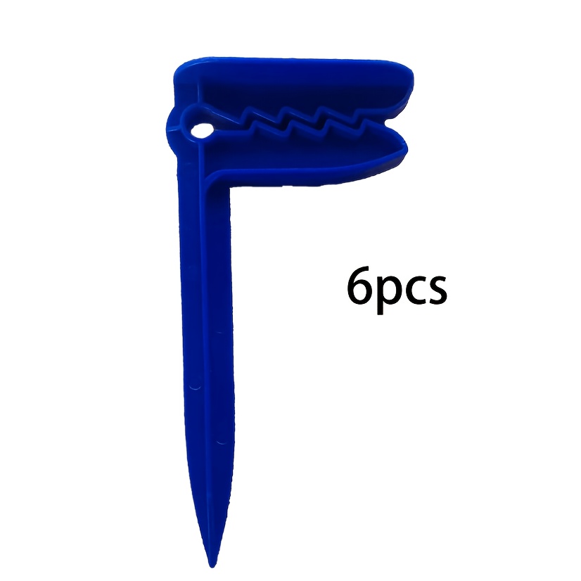 6pcs Outdoor Anchor Stake Clamps, Picnic Blanket, Beach Towel, Sand Pegs, Essential Picnic Items, Including A Picnic Blanket, Beach Towel, And Camping Gear Non-food Direct Contact