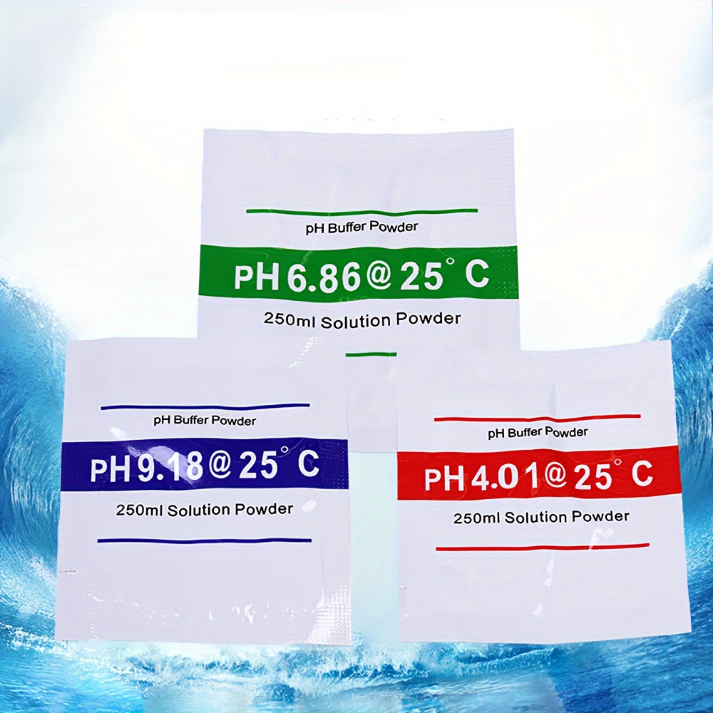 

Ph Calibration Buffer Solution Powder Set, For Precise Ph Meter Calibration To Calibrate Your Ph Tester