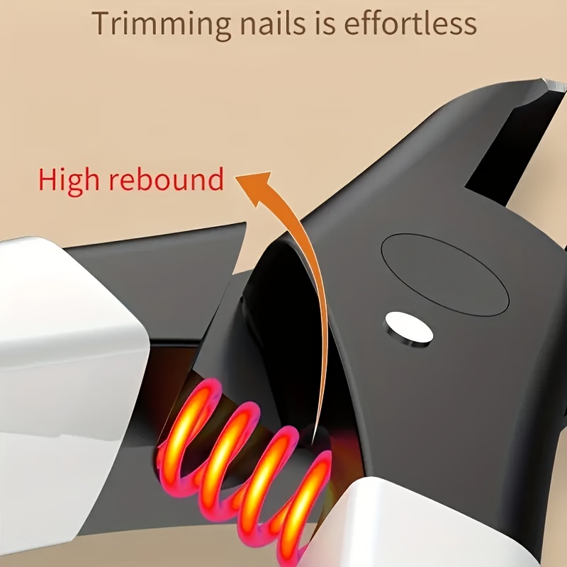 Thick Toe Nail Clipper with Ergonomic Easy-Grip Design