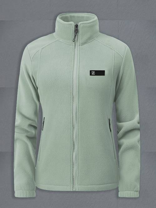new autumn and winter fleece jackets for women plus size zip up warm vests thickened and cozy sports casual outerwear