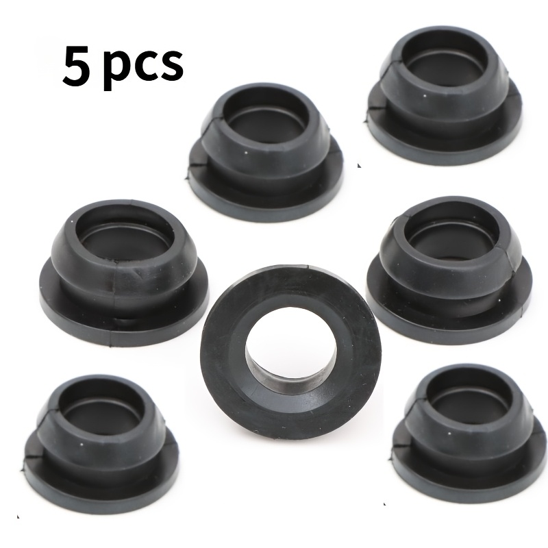 TEMU 5pcs Black/clear Agricultural Water-saving Irrigation Bypass Valve Gasket, Micro-sprinkler Drip Irrigation Seal Plug, Gasket Set