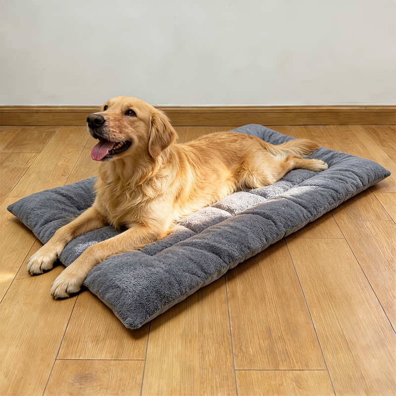 TEMU Dog Supplies, Extra Large And Thick Plush Dog Beds, Dog Houses, Dog Mattresses, Dog Crate Pads, Winter Warm Pet Beds, Pet Houses, Pet Mats, Made
