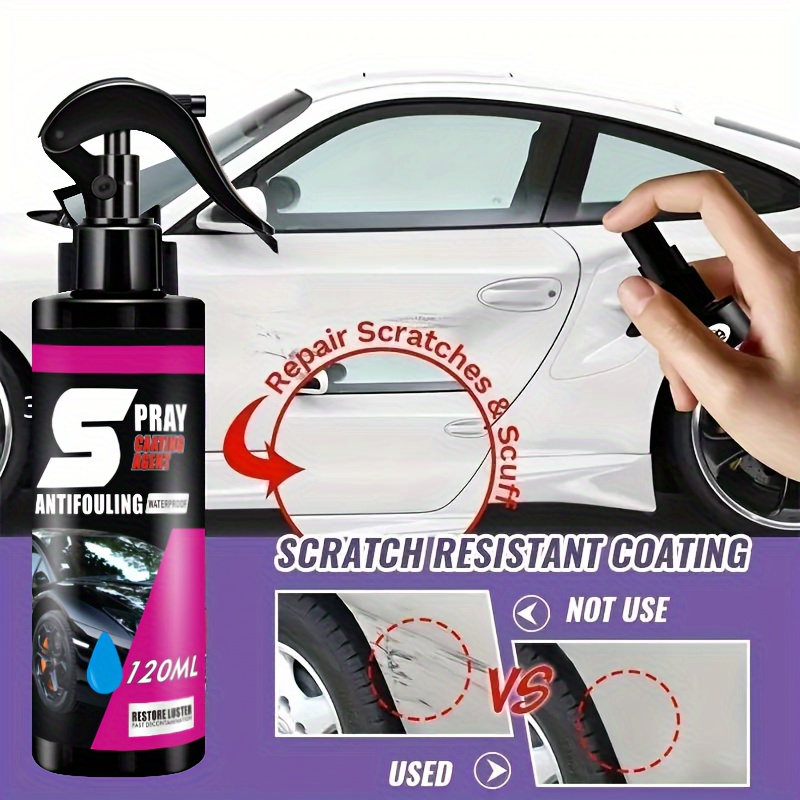 

3 In 1 High Protection Quick Car Coating Spray, Multi-functional Coating Renewal Agent, Ceramic Car Coating Agent Spray, Plastic Parts Agent, Fast-acting Coating Spray