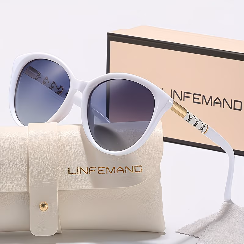 cat eye womens fashion glasses brand design with unique summer temple decorations perfect as a holiday gift Product details 7