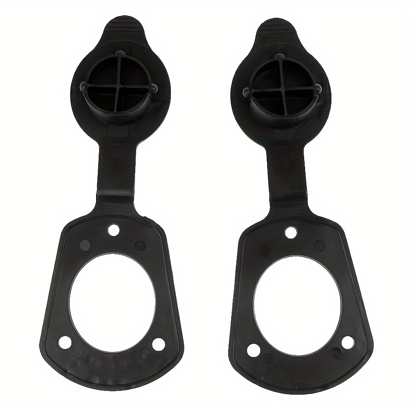 2pcs Flush Mount Fishing Rod Holders And Cap Cover For Kayak, Boat Fishing  Accessory