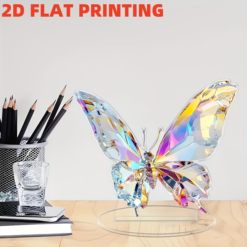 

2d Flat A Acrylic Ornament For 2d Printing - Gift For Birthdays And Graduations, A Versatile Desktop Decoration.