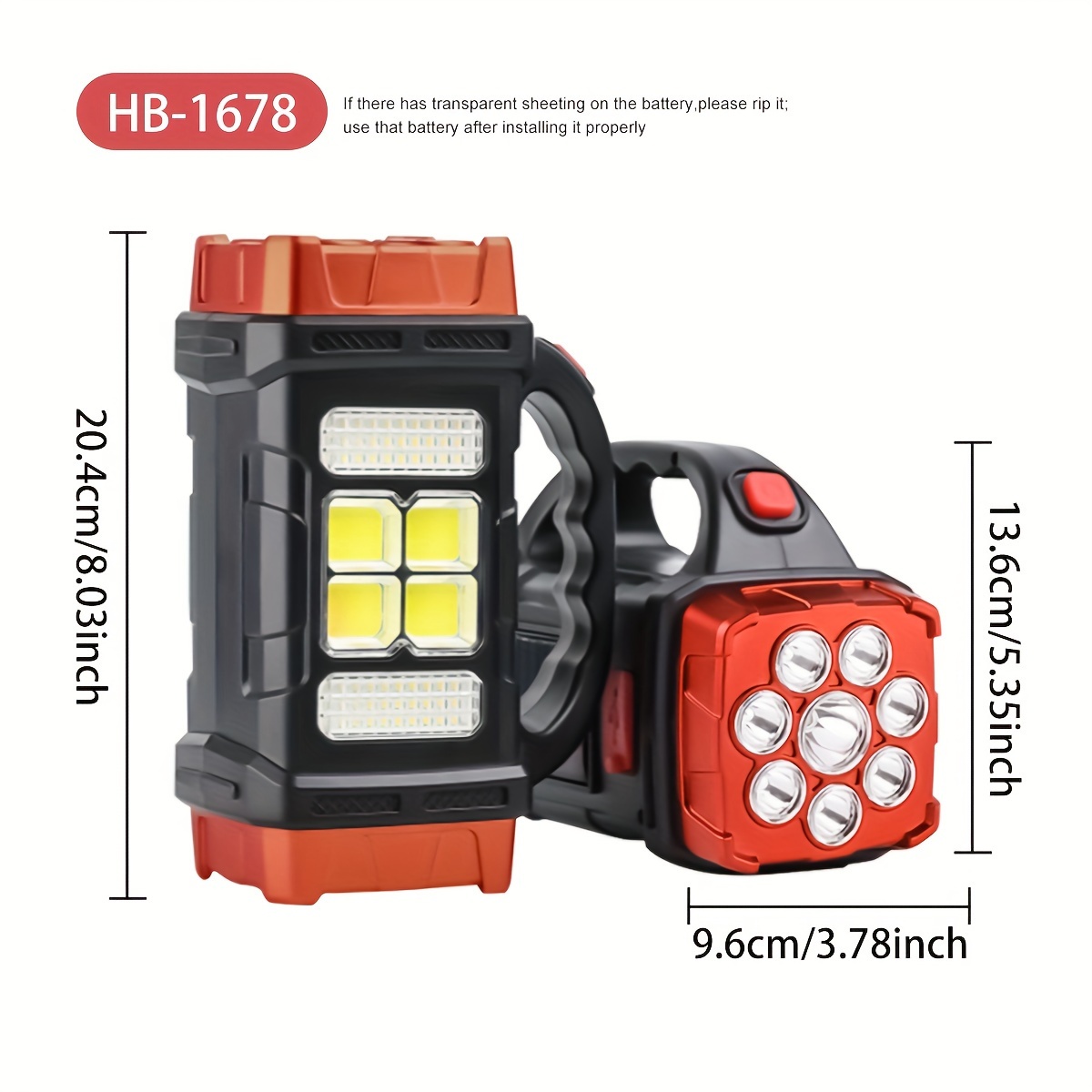 1pc multifunctional solar usb camping spotlight cob led 350 500 polished pc material with solar battery for camping fishing road emergencies gift suitable details 3