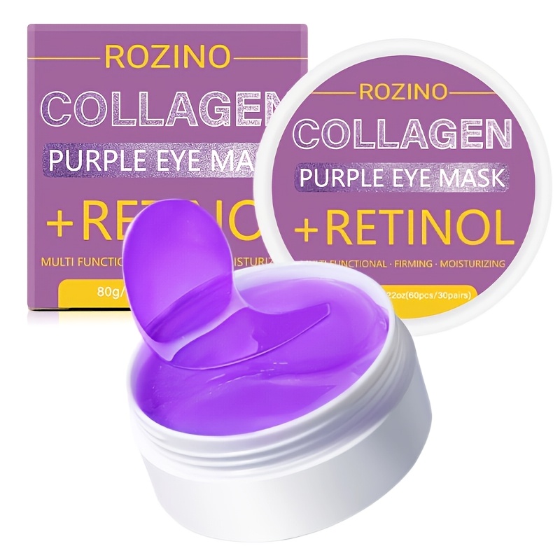 Image of 60pcs [puffiness And Dark Circles Special] 20x Collagen Eye Masks - For Swollen Eyes And Dark Circles, Puffiness, Wrinkles, Results In Days, Smoothing , Brightening And Skin Tone