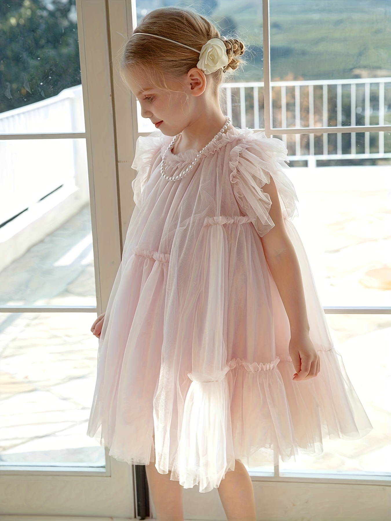 meisjes tule jurk casual baby fluffy prinsessenjurk Temu Netherlands