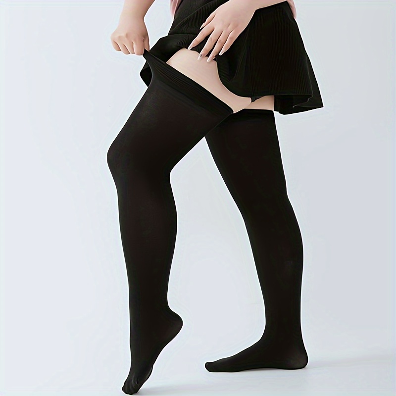 Women's Sexy Shapewear Bottoms, Plus Size Hook & Eye Tummy Control Zipper  Crotch Thigh Slimming Body Shaper
