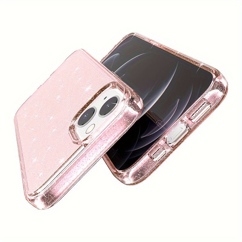 Luxury Bling Glitter Clear Case For iPhone 14 Pro Max 15 13 12 11 X XR XS 7  8 Plus SE MiNi Shockproof Transparent Soft Cover - AliExpress