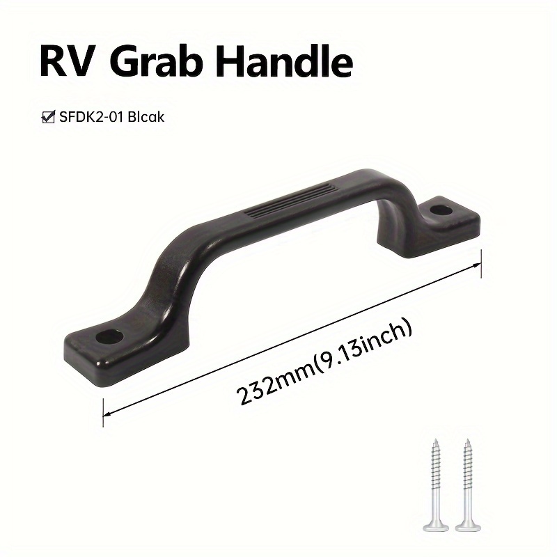 E-shop RV-Haltegriff für die vordere Platzierung – Robuste Armlehne aus Polypropylen für Sicherheit und – Geeignet für Wohnmobile, Reiseanhänger,