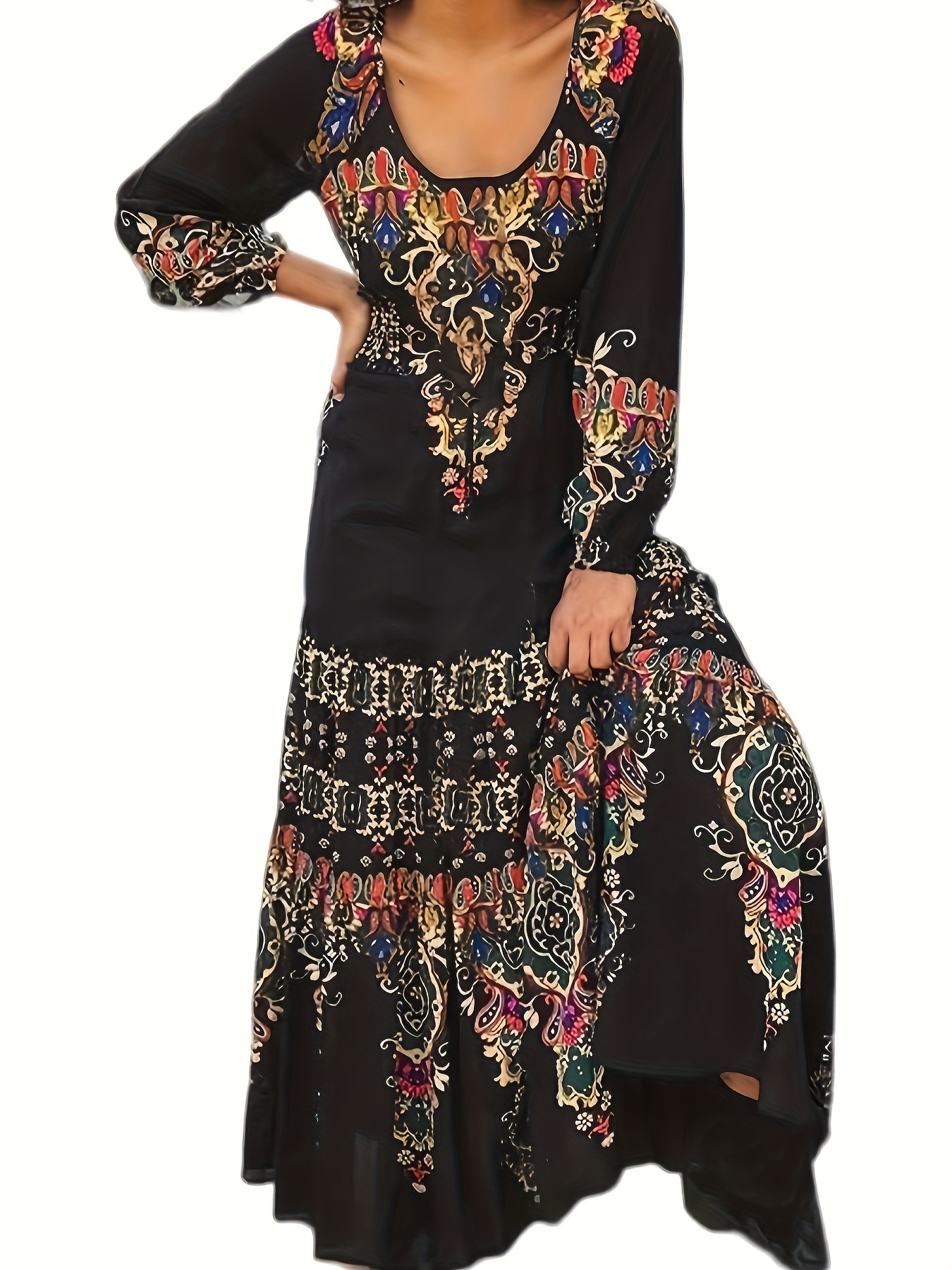 chinese dress ladies Amazon.com: Mexican Dress for Women Floral Embroidered Dress Off Shoulder  Long Maxi Dress Traditional Ethnic Cinco De Mayo Fiesta Party Outfit Summer  Beach Holiday Vacation Boho Dress Black S : Clothing, Shoes