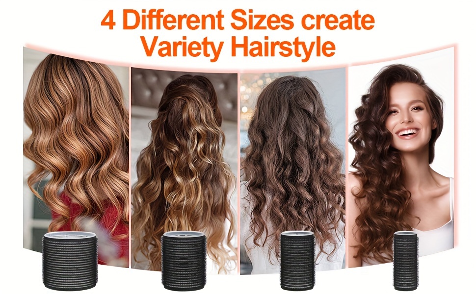 hair rollers set clips hair types blowout look Temu New Zealand