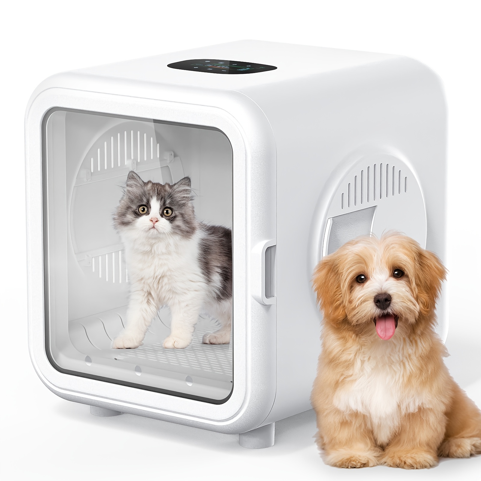 Cobuy Pet Dryer Box 68L, 15Min Fast 360° Drying, No More Pet Scared of Blower, 5 Modes for Cats Small Dogs - Image 2