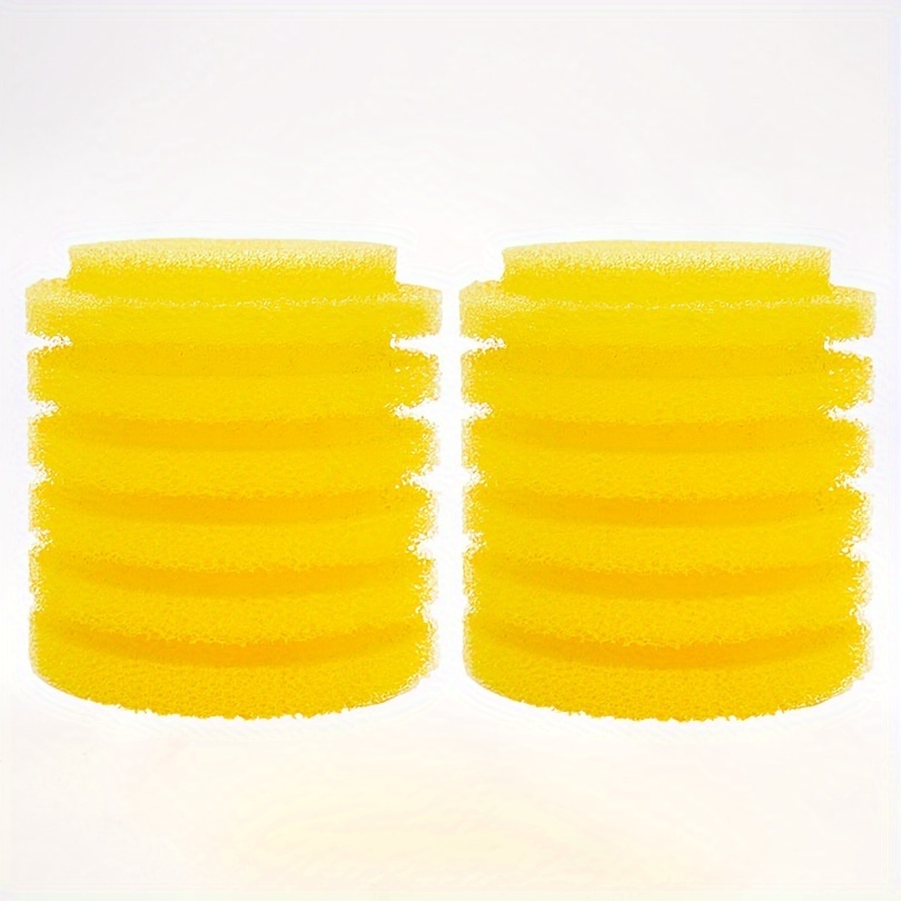 Image of 1pc/2pcs/4pcs Fish Tank Filter Built In Filter Element Yellow Core Fish Tank Replacement Sponge Pet Supplies Aquarium Pet Additions 3300a Series