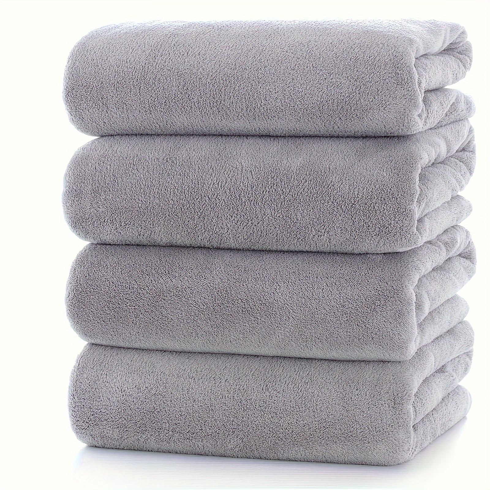 

4 Bath Towel Set, Bath Towel, Bath Towel, Multifunctional Towel For Bathroom, , , , , Bathroom , Household