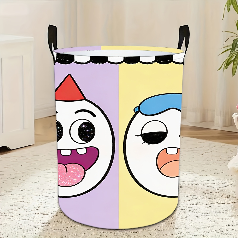 cesto portaoggetti con stampa divertente e   a     cartone   a colori,   per organizzare abbigliamento   e articoli   per la casa, cesti per  .