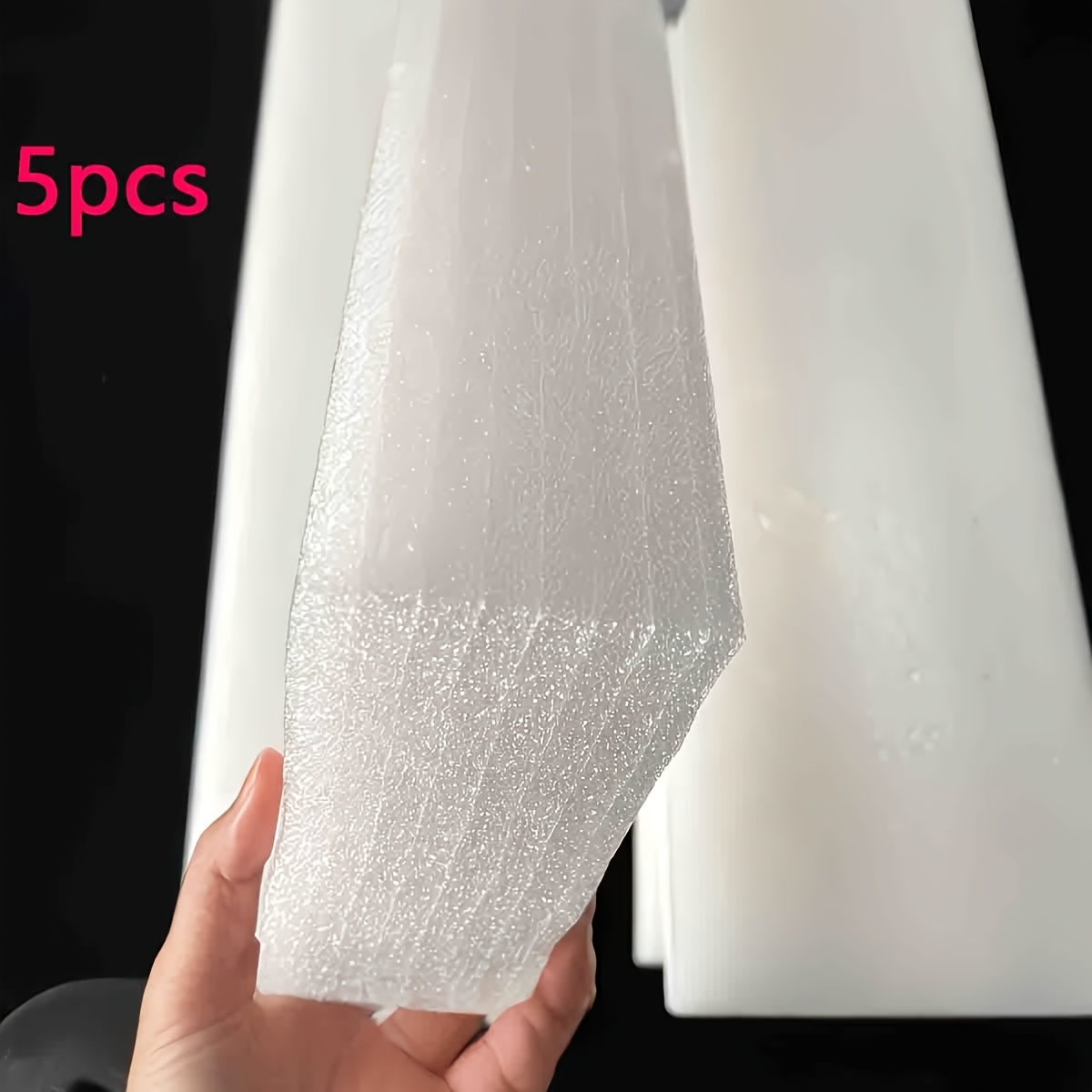 TEMU 5pcs Large White Handmade Foam Blocks Suitable For Wedding Floristry, Diy Moss Brick Bouquets, Sculpture & Garden Decor - Reusable High-density