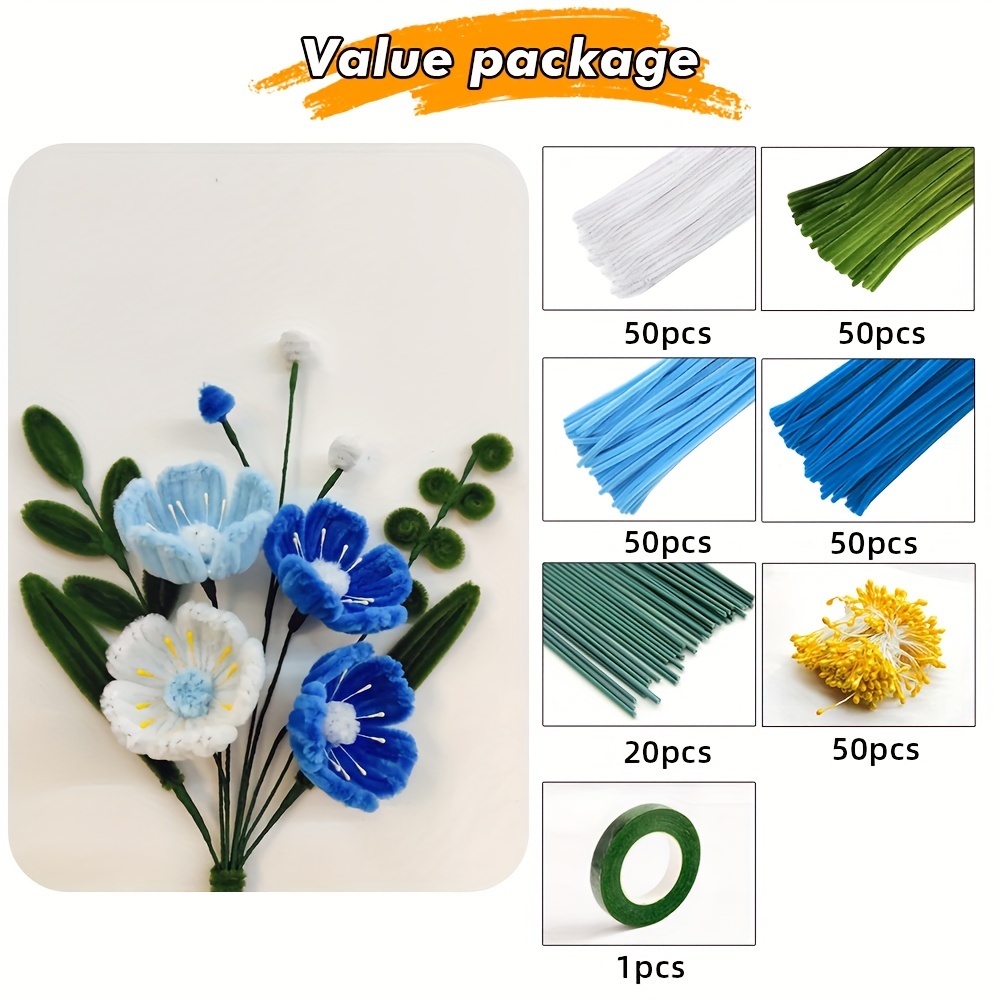 APEX CHOICE 400 Stück Pfeifenreiniger Bastelset - Bunte Chenilledrähte Für Kunstprojekte