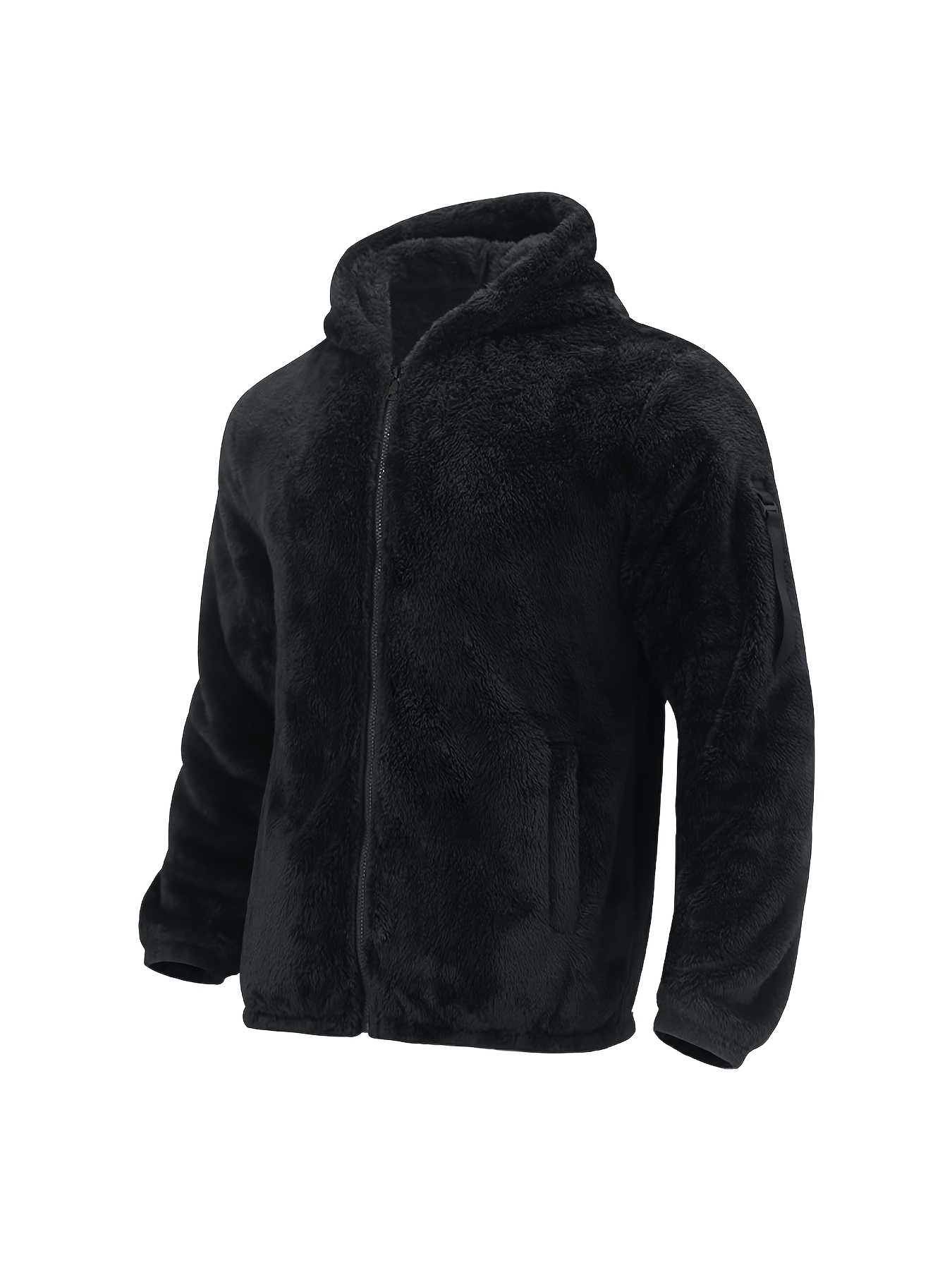 herren fleece kapuzenjacke warme winterjacke reißverschluss Temu
