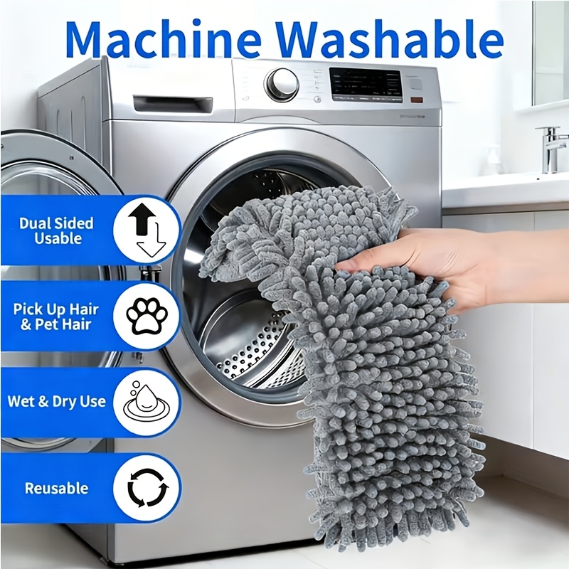 Microfiber Dust Mop Flat Mop Set, Includes 2 Reusable Mop Pads,... product image 6