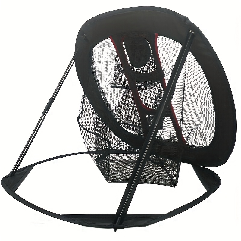 Golf Chipping Practice Net Training Set with Hitting Mat & Storage Bag