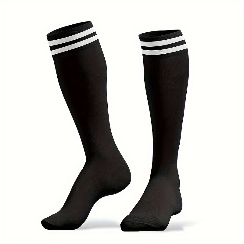 Image of 1 Pairs Breathable Nonslip Knee High Socks For Youth And Adults - Ideal For Soccer, Cycling, Climbing, And Running - Unisex Summer Sport Stockings