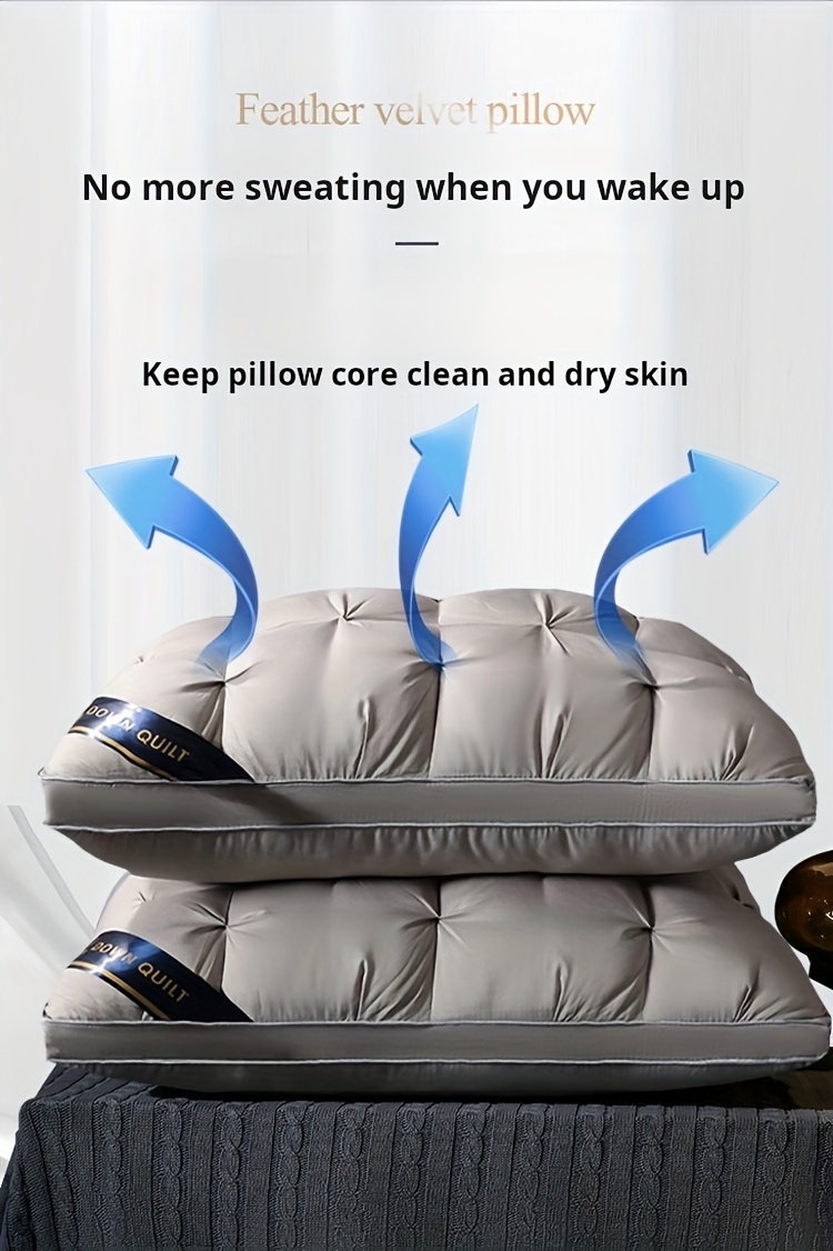 1pc pillow supports   for relaxing   massage pillow core moisture absorbing breathable household bedding pillow suitable for living room bedroom home decoration details 2