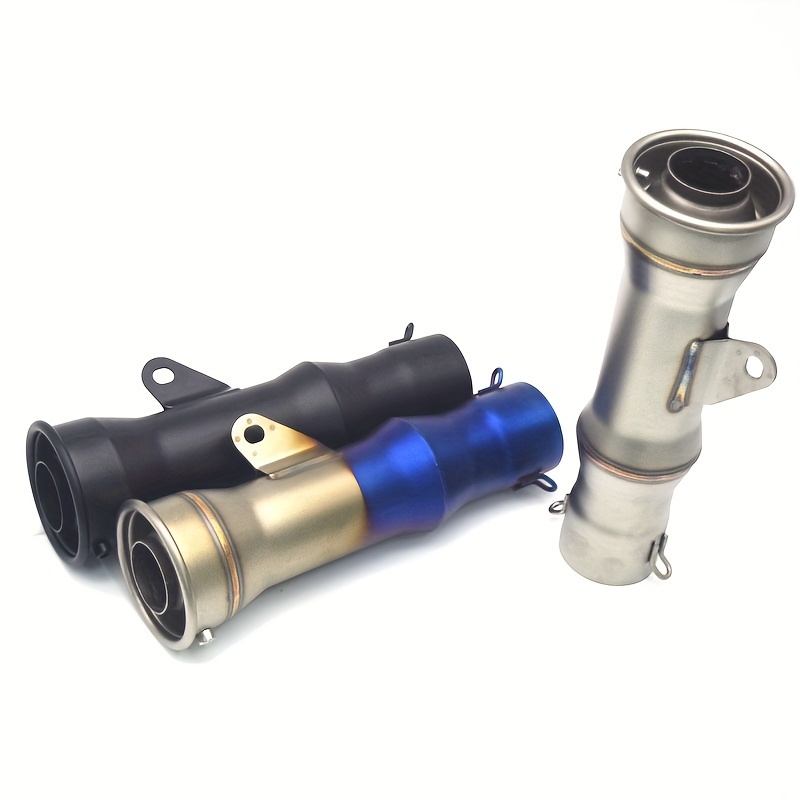 51mm universal motorcycle exhaust pipe modified   for z650 z900 er6n cbr1000rr yzf r1 r3 s1000rr slip on details 0