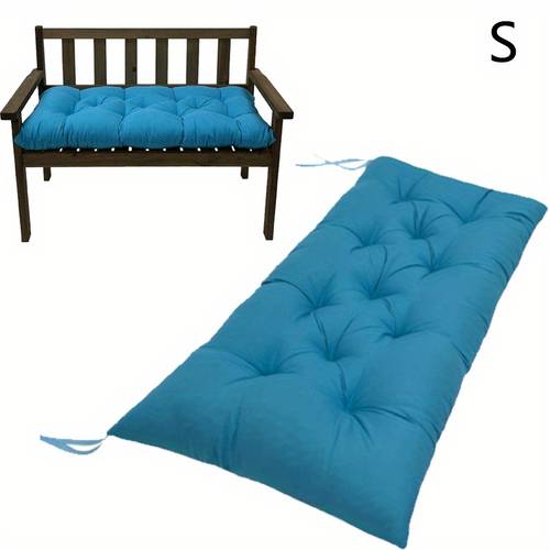 1pc outdoor bench cushion swing cushion thick padded seat cushion outdoor chair cushion durable polyester hand washable bench cushion for loungers garden furniture patio loungers benches 39 37 47 24inch for outdoor