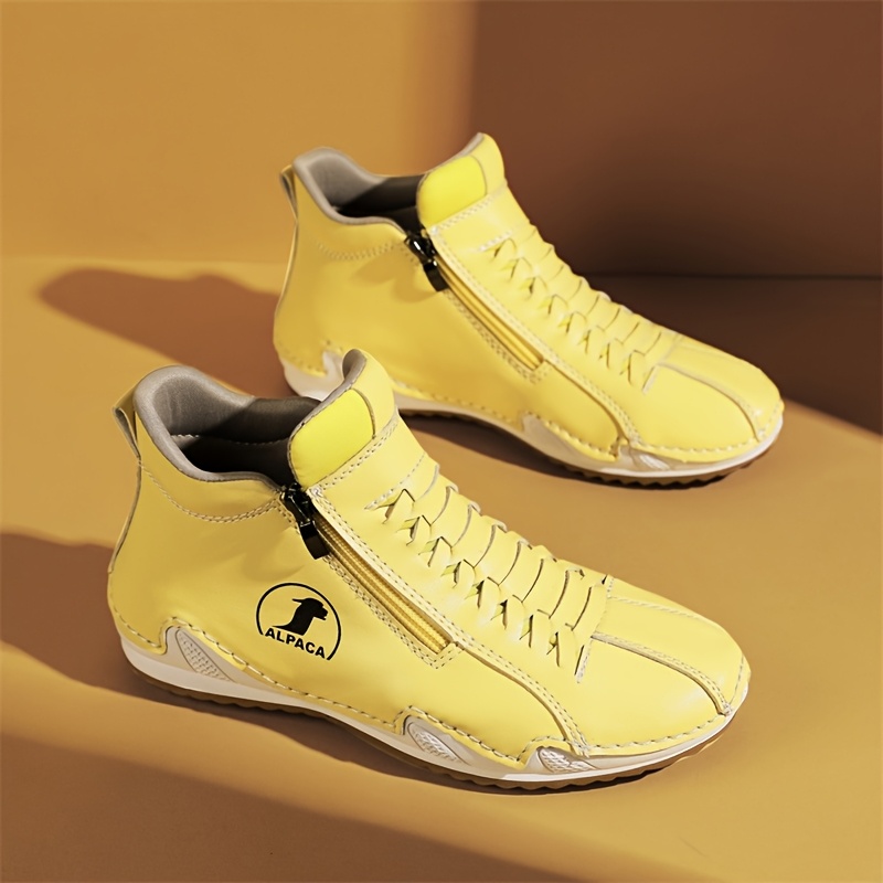 Women'S Fashion Zipper Slip-On Sneakers Casual Outdoor Shoes with Durable  Non-Slip Rubber Sole, Comfortable Walking Shoes in Sizes 6-9 Wear,