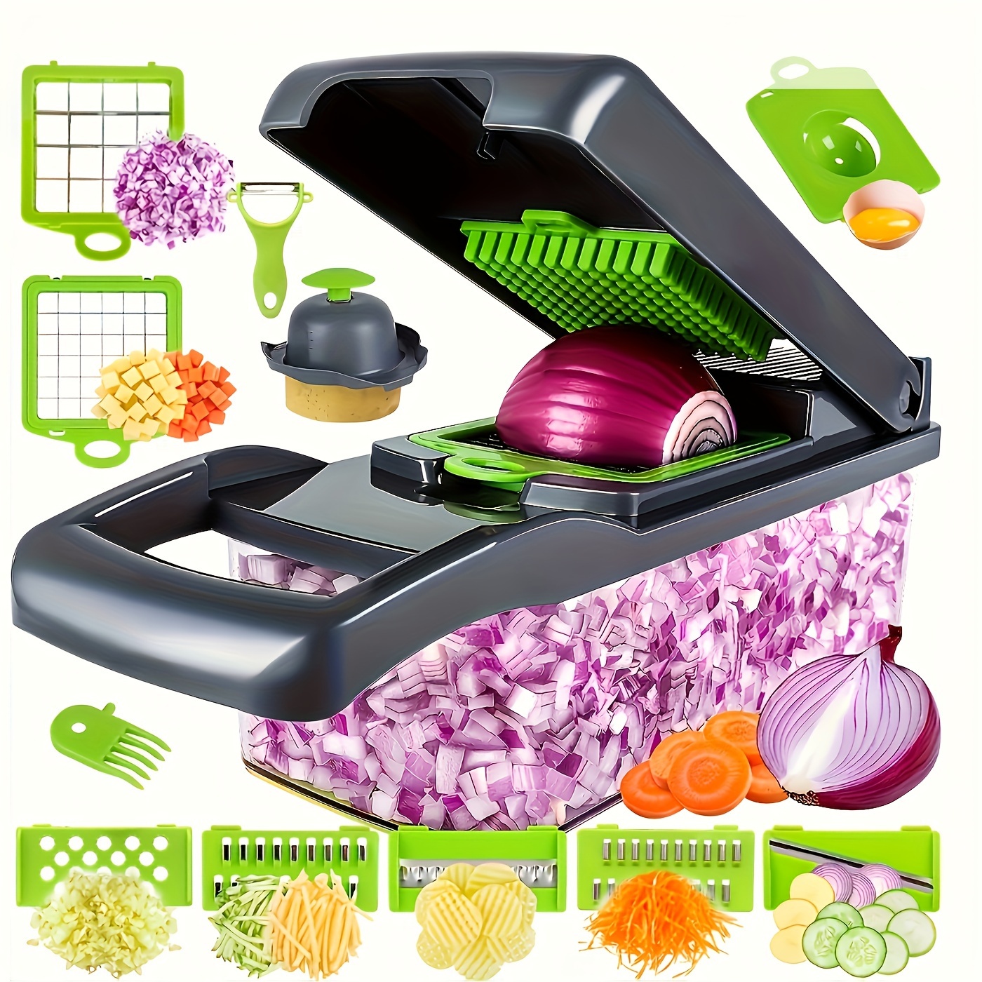 

Onion , 16 In 1 8 Blades Container