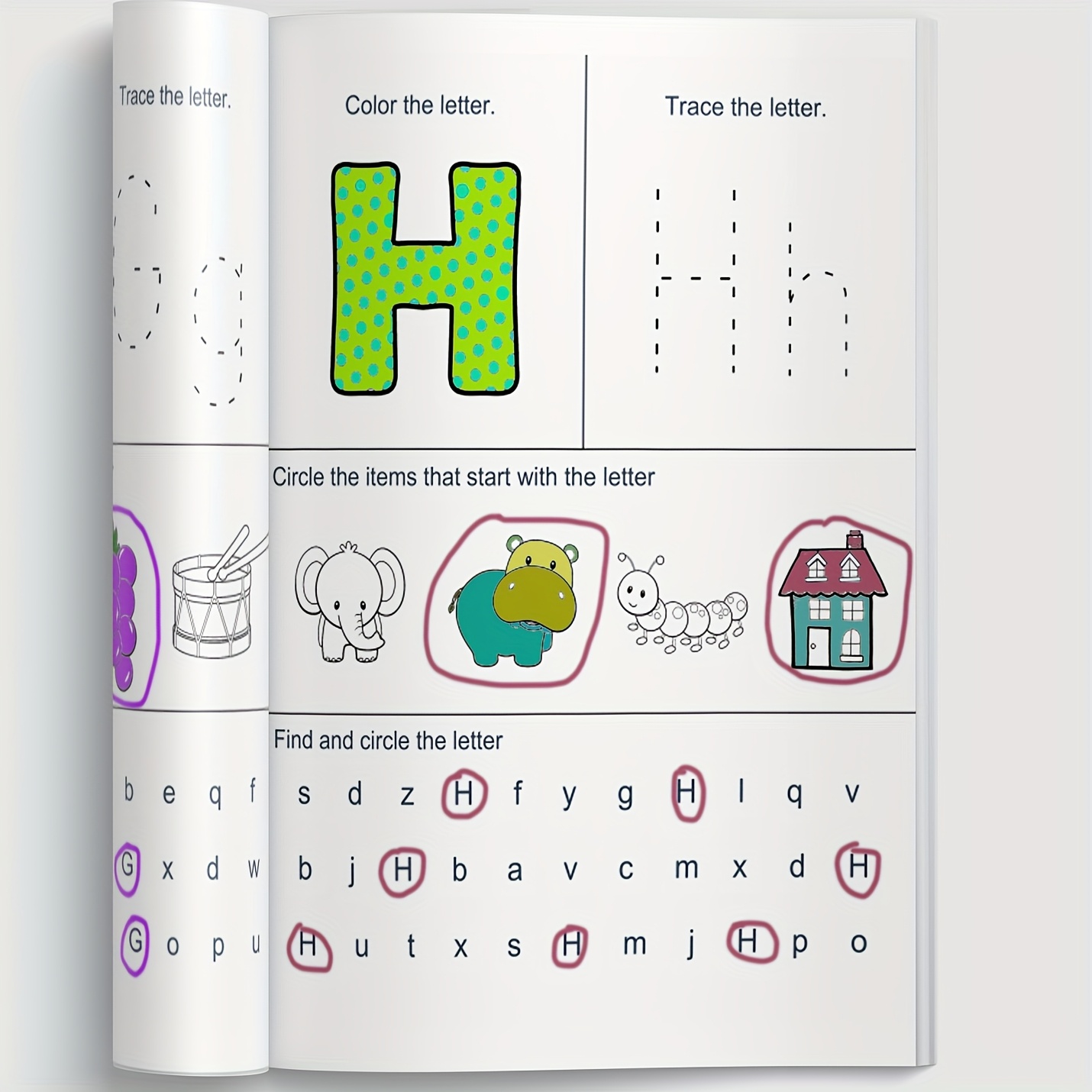1pc Nurturing Intelligence: Engaging Children with Alphabet Books for Cognitive Development