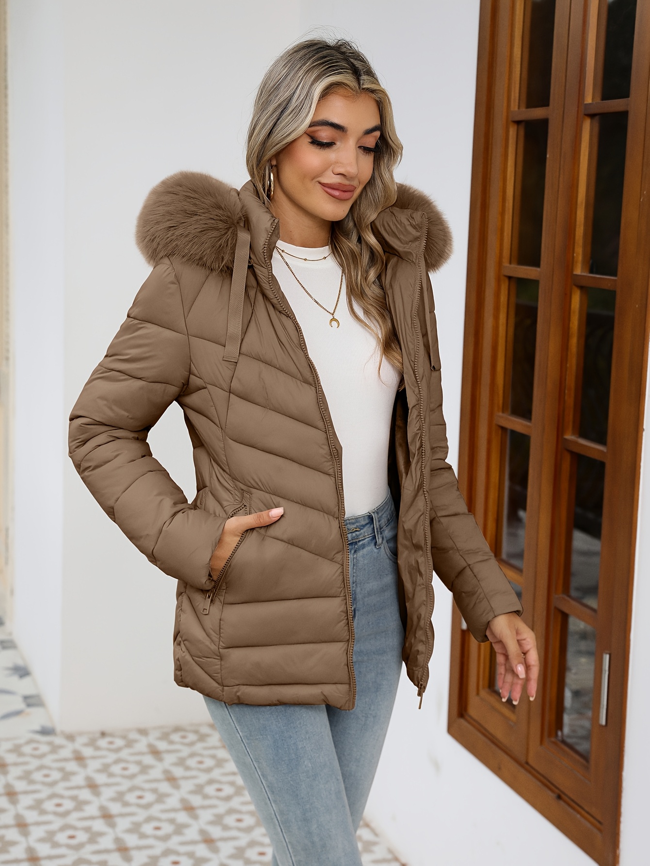 Down Jacket Waterproof Insulated Women's Jacket Oazifestiv