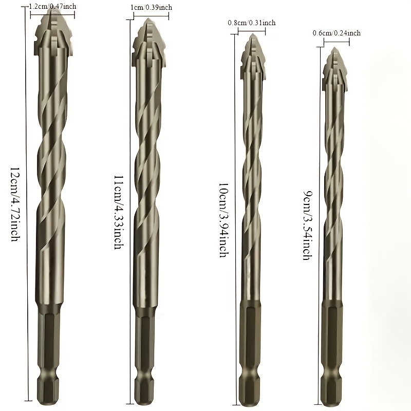 Diamond Core Drill Bit Set-1/4 5/16" 3/8" 1" 1-3/8" 2" Diamond Hole Saw,for Porcelain Tile Ceramic Marble Granite Drilling With 5/8-11 Thread(06 08 10 25 35 50mm