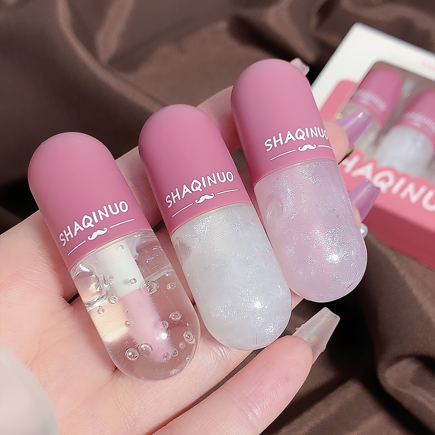 Hydrating Berry-Shade Lip Balm - Nourishing & Moisturizing, Anti-Dryness, Perfect for Daily Wear & Valentine's Gift, Color-fixing, Lip Oil