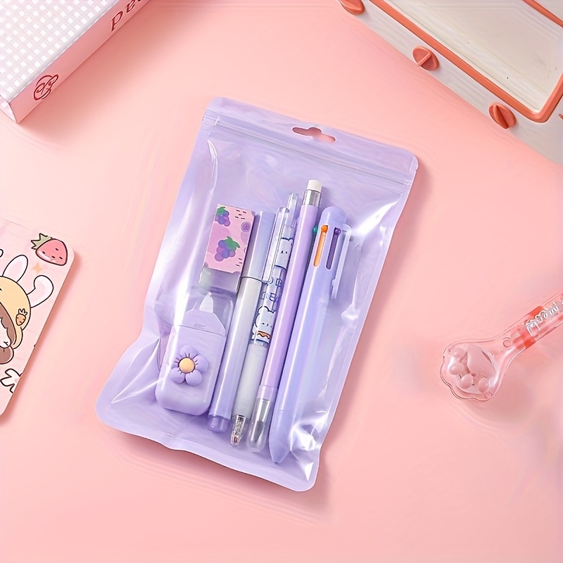 TEMU Functional Stationery Set – 6pcs Writing Tool Kit, Perfect Classroom Giveaway & ! Grab Your Stationery Set Today!