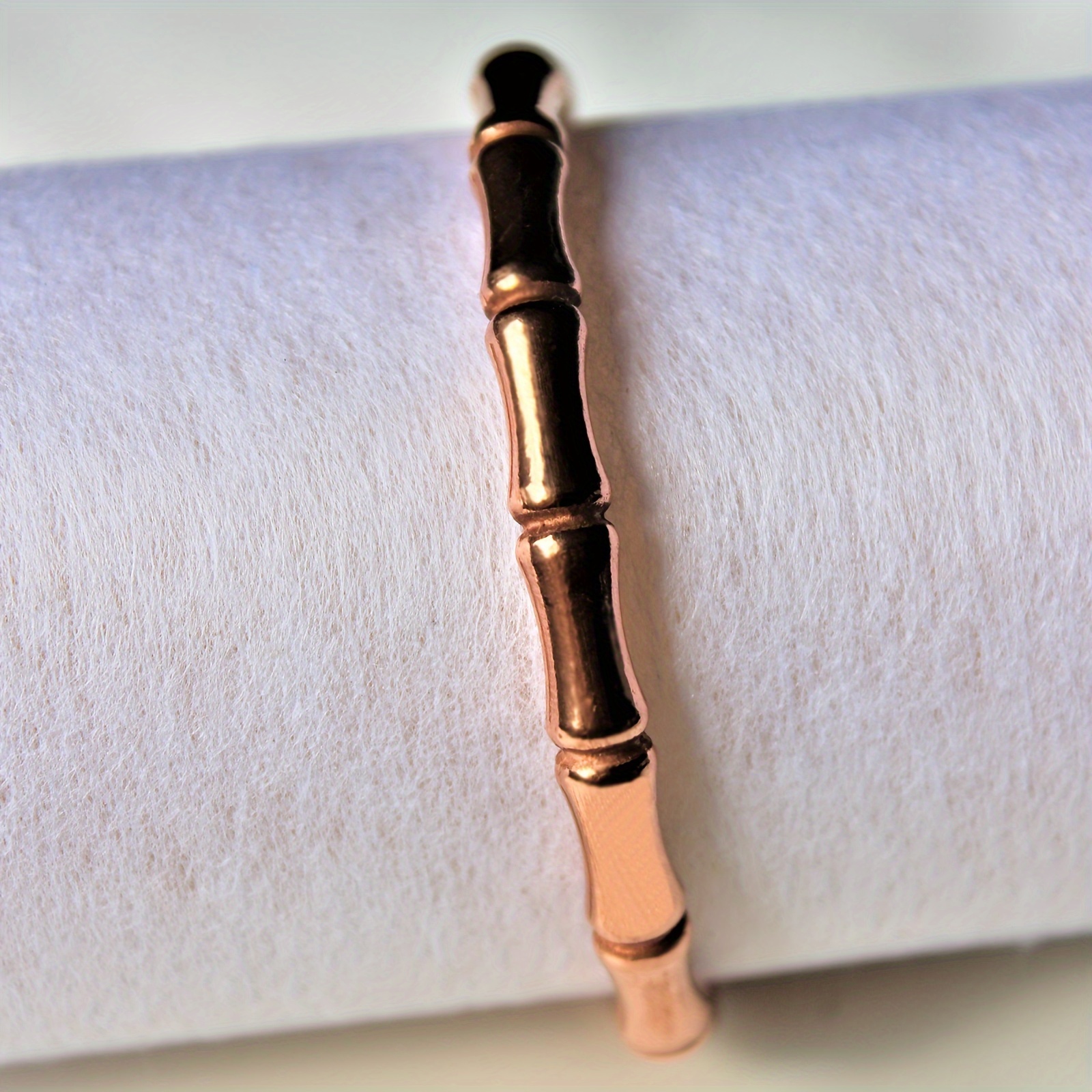 Boho Copper Bangle Bracelet for Women
