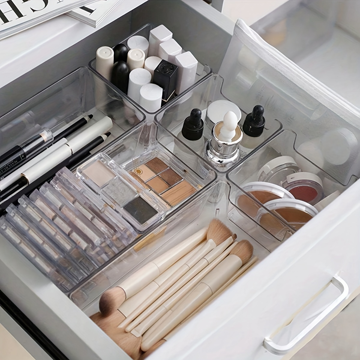 

2/6pcs / Storage Box, Storage Box, -drop -compartment Jewelry And Objects Storage, Exquisite Storage Box