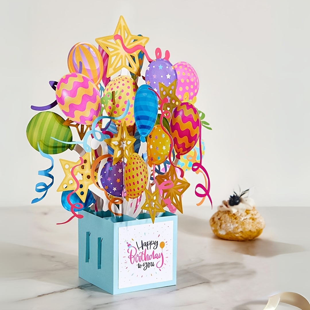 

1pc Whimsyworks 3d Bouquet, Greeting For , For Mom, Dad, Grandparents, -