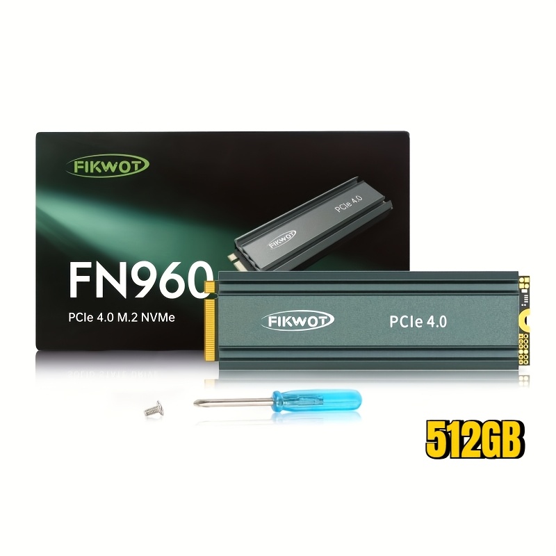 fn960 compatible for ps5 internal ssd pcie   nvme m 2 drive with heatsink dynamic slc cache x4 nvme 1 4 pcie4 0 pcie   x4 suitable for ps5 upgrade pc storage high  