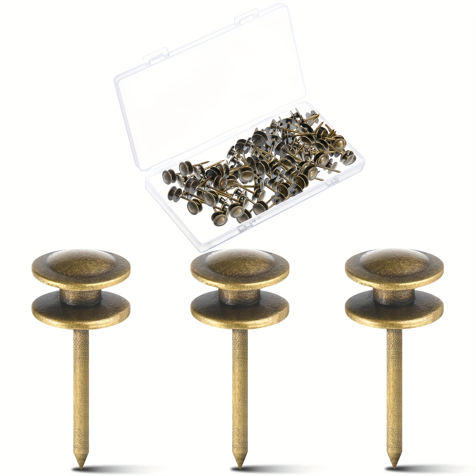 25pcs double headed picture hangers nails heavy duty metal Temu