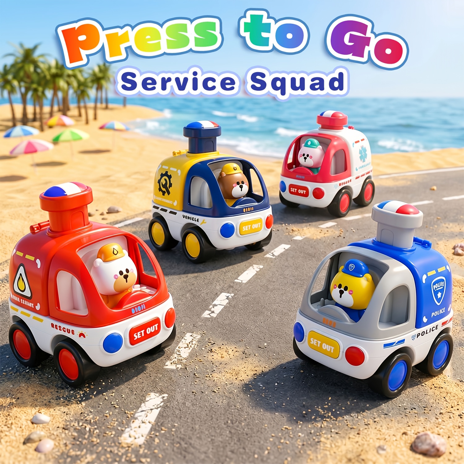 toy trucks for toddlers sold on Temu United States